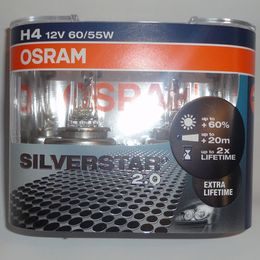 12V Н4 60/55w+ 50% (P43t-38)(64193SVS2) SILVERSTAR OSRAM