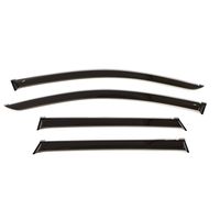 Дефлекторы окон для VOLKSWAGEN TAOS 2021-, ветровики накладные, с хромированным молдингом